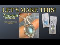 Make a Mini Pendant using ONE half round wire!