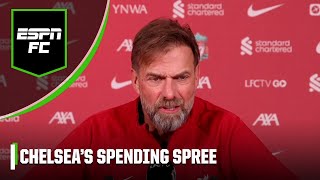 'I DON'T UNDERSTAND how it's possible!' Klopp and Guardiola on Chelsea's spending | ESPN FC