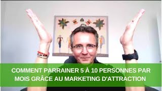 Comment Parrainer 5 à 10 Personnes par Mois en Automatique grâce au Marketing d'Attraction