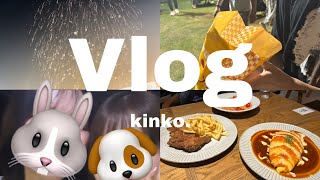 [Vlog] 社会人1年目からニートになった女の日常　一人でショッピング・お祭り•カフェ☕️ 직장인 1년차부터 니트가 된 여자의 일상 혼자 쇼핑,축제,카페☕️