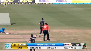 Jyd Goolie Sends Bails FLYING with Direct Hit! | CPL 2023