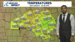 Overnight temperatures, plus chances of rain ahead | Central Texas Forecast