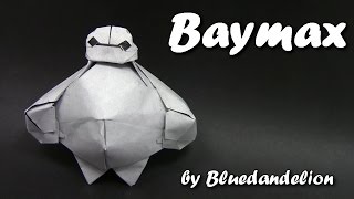 Origami Baymax  (Part 1 of 2 )  - Origami easy tutorial