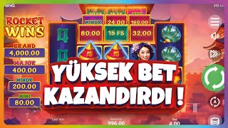 3 OAKS SAĞLAYICISI YENİ SLOT OYUNU ROCKET WINS | YÜKSEK BET KAZANDIRDI #slotoyunları #casino