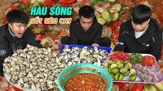 Hữu Bộ | Làm Mâm Gỏi Hàu Sốt Siêu Cay Khổng Lồ