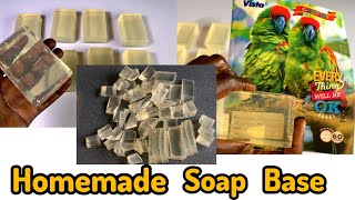 How to make soap base at home |  diy transparent soap base