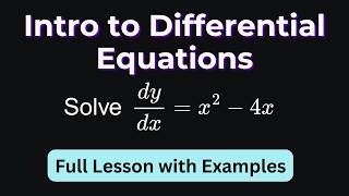 Introduction to Differential Equations: Solutions, Initial Conditions, and Initial Value Problems