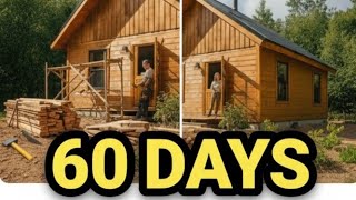 How to build a cabin alone in the woods :Start to Finnish