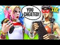 I tried out for a Console Only Fortnite Clan while CHEATING...