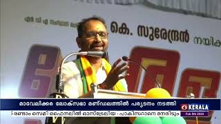 NDA സംസ്ഥാന അധ്യക്ഷൻ Kസുരേന്ദ്രൻ നയിക്കുന്ന കേരള പദയാത്ര മാവേലിക്കര ലോകസഭാ മണ്ഡലത്തിൽ പര്യടനം നടത്തി