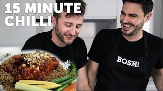 15 Minute Quick & Easy Vegan Chilli
