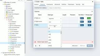 PostgreSQL - pgAadmin 4 - Import csv file - Method II