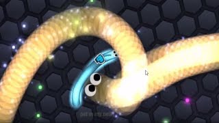 Slither.io Unbeatable Immortal Snake Trolling Longest Snake In Slitherio! (Slitherio Funny Moments)