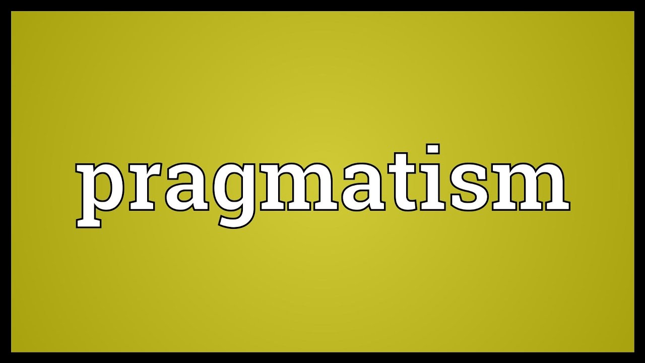 Pragmatism Meaning - YouTube