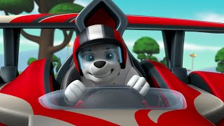 Marshall Takes The Whoosh's Helmet On And Races - Paw Patrol Ready Race Rescue 2019