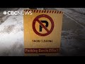 How many Edmonton drivers complied with snow clearing parking bans?