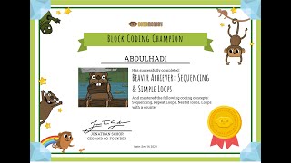 CodeMonkey - Beaver Achiever - Sequencing & Simple Loops: Challenge #26 - 30