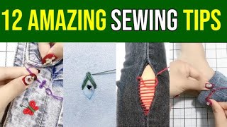 12 Great Sewing Tips | Amazing ideas | Smart Sewing ideas