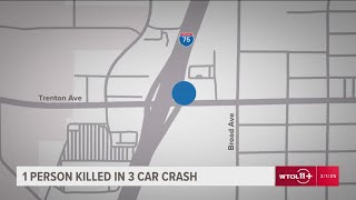 One dead, driver hospitalized in Findlay three-vehicle crash on I-75 ramp