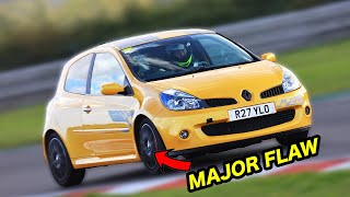 THIS ISSUE NEEDS SORTING! FLAW FOUND WITH MY RENAULT CLIO 197 RS ON TRACK