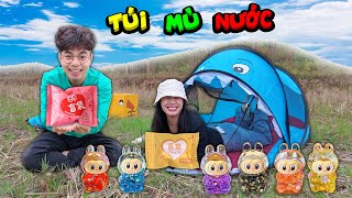 Thắng Tê Tê Đi cắm trại xé được rất nhiều túi mù nước Labubu siêu đẹp và nước xúc xích siêu ngon