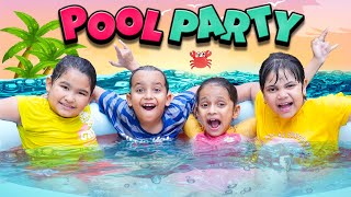 SUMMER POOL Party with Fun Games for Kids | Giant Inflatables | ToyStars
