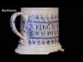 Britain - Defining the Interior Sale Highlight: An English Delftware Tankard