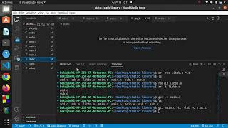 Static Library in C "create static library in c programming" (GCC, the GNU Compiler) #tutorial -1