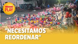 Retiran a vendedores ambulantes en la zona del Bajo en la capital