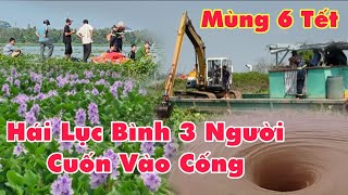 Chỉ Vì Hái Bông Lục Bình Cả 3 Thanh Niên Bị Hút Thẳng Vào Cống Ngay Mùng 6 Tết