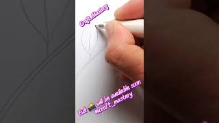 Everyone 🙂can #DRAW 🖌️ TRYTHIS #Art 🎨 is #Easy  #shorts #howto #satisfying #leaf #trend #tiktok  #yt