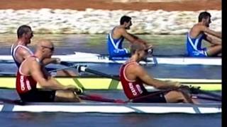 James Cracknell Winning Gold At Athens 2004