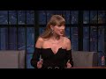 Taylor Swift Full Interview on Late Night with Seth Meyers