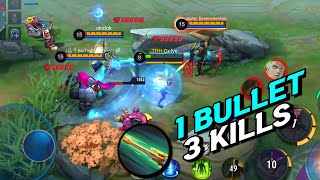 BEATRIX HACK DAMAGE??? 1 BULLET 3 KILLS!!! -MLBB