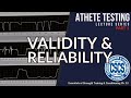 Performance Testing | Validity & Reliability | CSCS Chapter 12