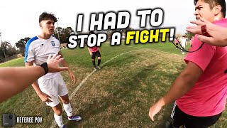 I had to STOP A FIGHT! | Referee POV | GoPro