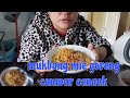 asmr mukbang Mie goreng pake cengek Indonesia pedesnya kebangetan