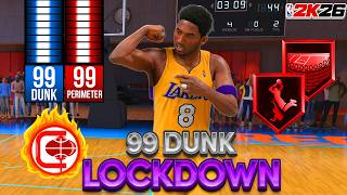 *NEW* 6'6 99 PERIMETER + 99 DRIVING DUNK LOCKDOWN BUILD in NBA 2K26