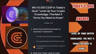 CEX.IO Quiz Answers Today : \