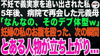 夫「不妊女に用はない！出ていけ！」5年後、病院で再会した妊婦の私のお腹を殴る元義母「何なのその肥え方ｗみっともない」次の瞬間、義母の隣に座っていた人物が立ち上がり義母は顔面蒼白に…【スカッとす