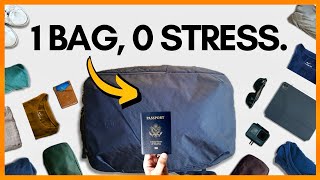 Beginners Guide: How To One Bag Travel! Minimalist Pack One Bag For Travel!