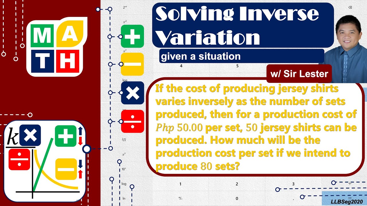 Solving Inverse Variation Problems - Math 9_Unit 1_Lesson 2_Practice ...