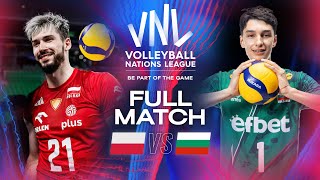 Simeon Nikolov shocked Poland! 😳🏐 - Poland 🇵🇱 Vs. Bulgaria 🇧🇬 | 2024 VNL - Full Match