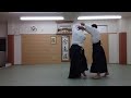 合気道 参段技 諸手取 下段 腰投げ 02 aikido 3dan waza morotedori gedan koshinage 02.mov