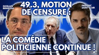 La Matinale 05/02 : 49.3, motion de censure : la crise de régime continue et cela profite à Macron !