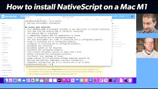 How to install NativeScript on a Mac M1