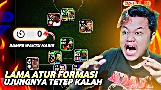 ADUH KETEMU LAWAN LAMA BANGET ATUR FORMASI!! WAKTUNYA SAMPE 0 BIKIN EMOSI GAMING EFOOTBALL 2025