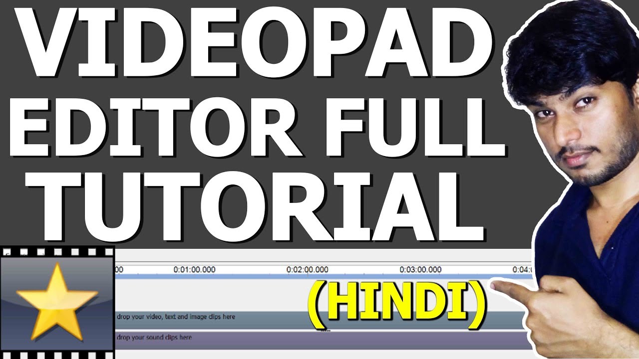 Videopad Video Editing Software Full Tutorial Youtube