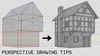 Perspective Drawing Tips To INSTANTLY Improve Your ART
