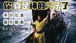 默想神的話by 製作經文卡：你真是神的兒子了。太14:32-33